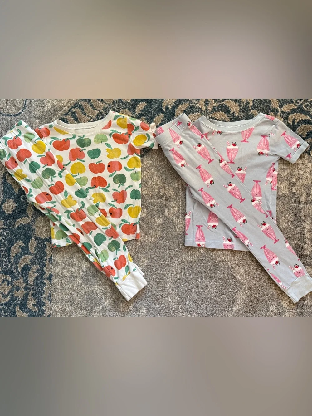 Old Navy Kids Pajama Set - White, Green, Yellow, Orange, Pink